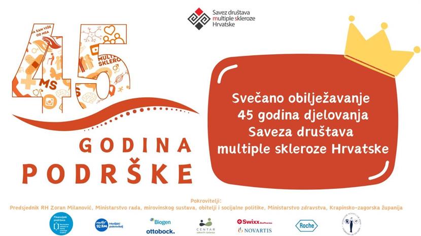 Slika: SAVEZ DRUŠTAVA MULTIPLE SKLEROZE HRVATSKE OBILJEŽIO 45. GODIŠNJICU DJELOVANJA